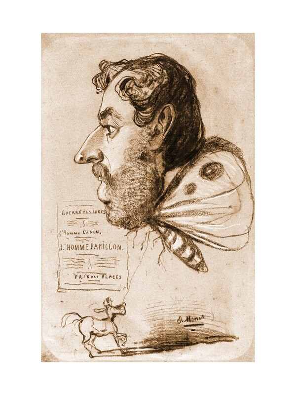 Claude Monet | Jules Didier Butterfly Man 1858