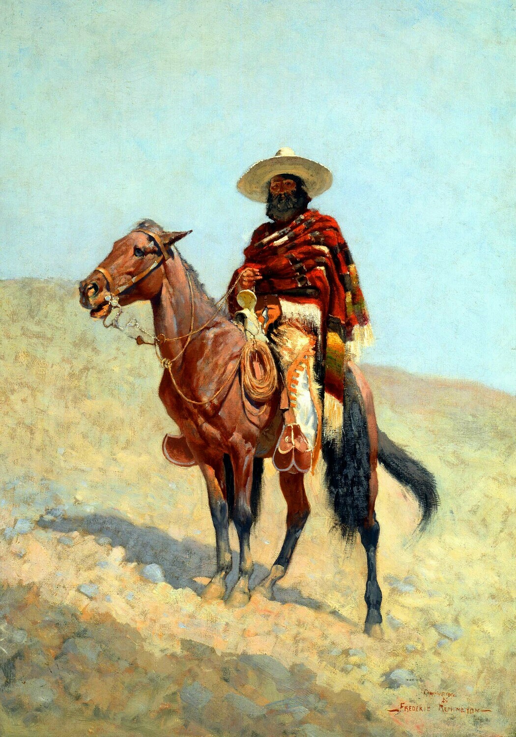 Frederic Remington | A Mexican Vaquero 1890