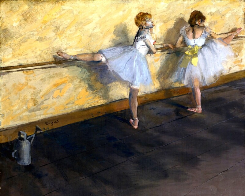 Edgar Degas | Dancers Practicing at the Barre