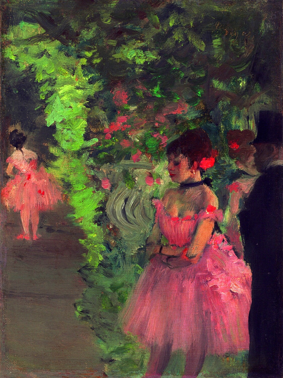 Edgar Degas | Dancers backstage 1876
