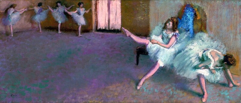Edgar Degas | Before the Ballet 1890