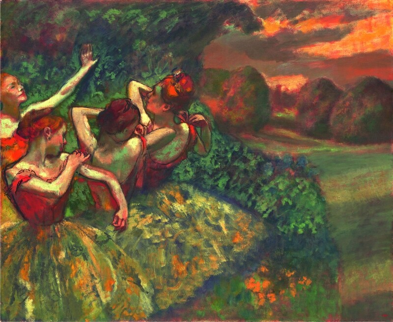 Edgar Degas | Four Dancers 1899