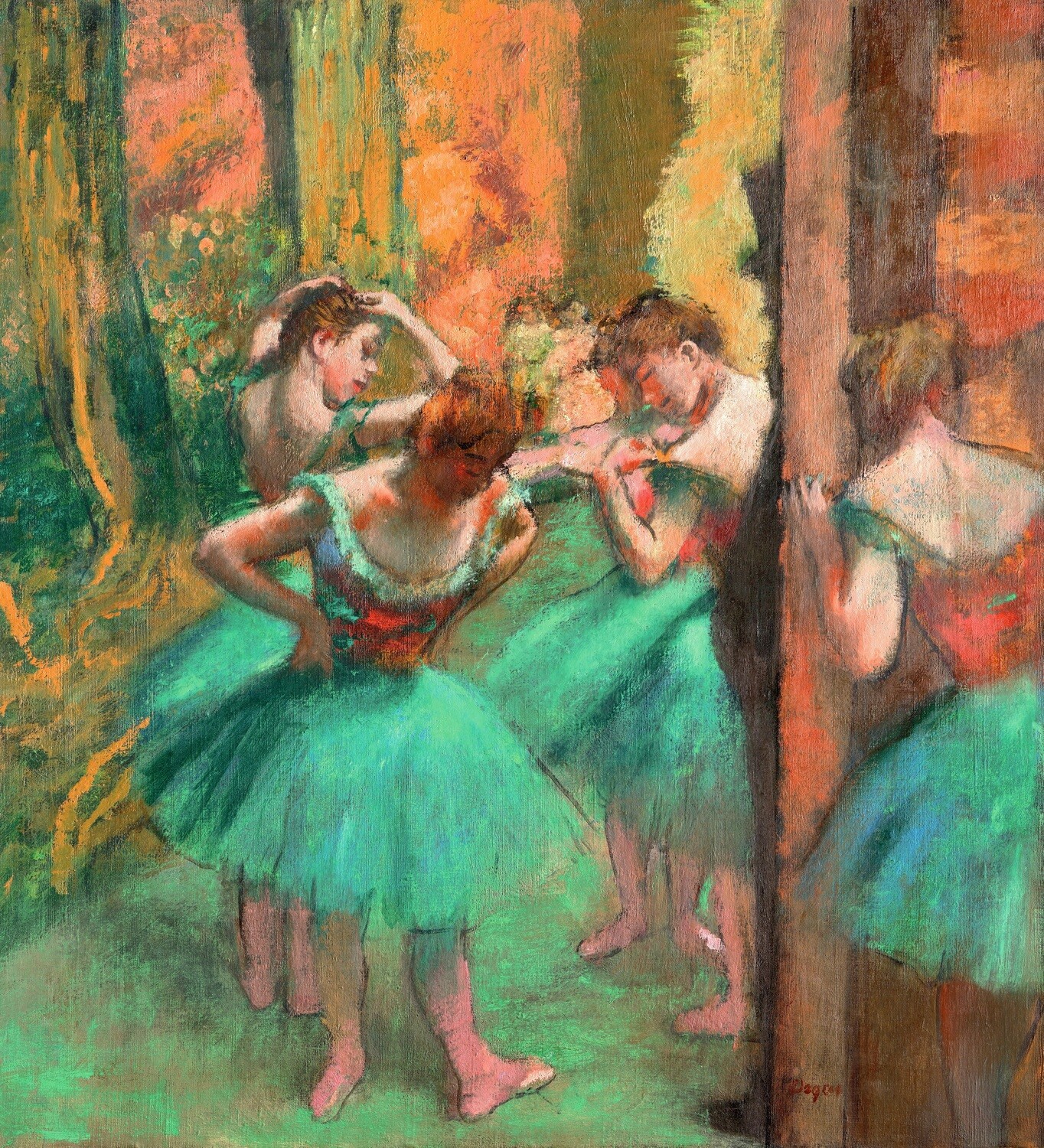Edgar Degas | Dancers, Pink and Green