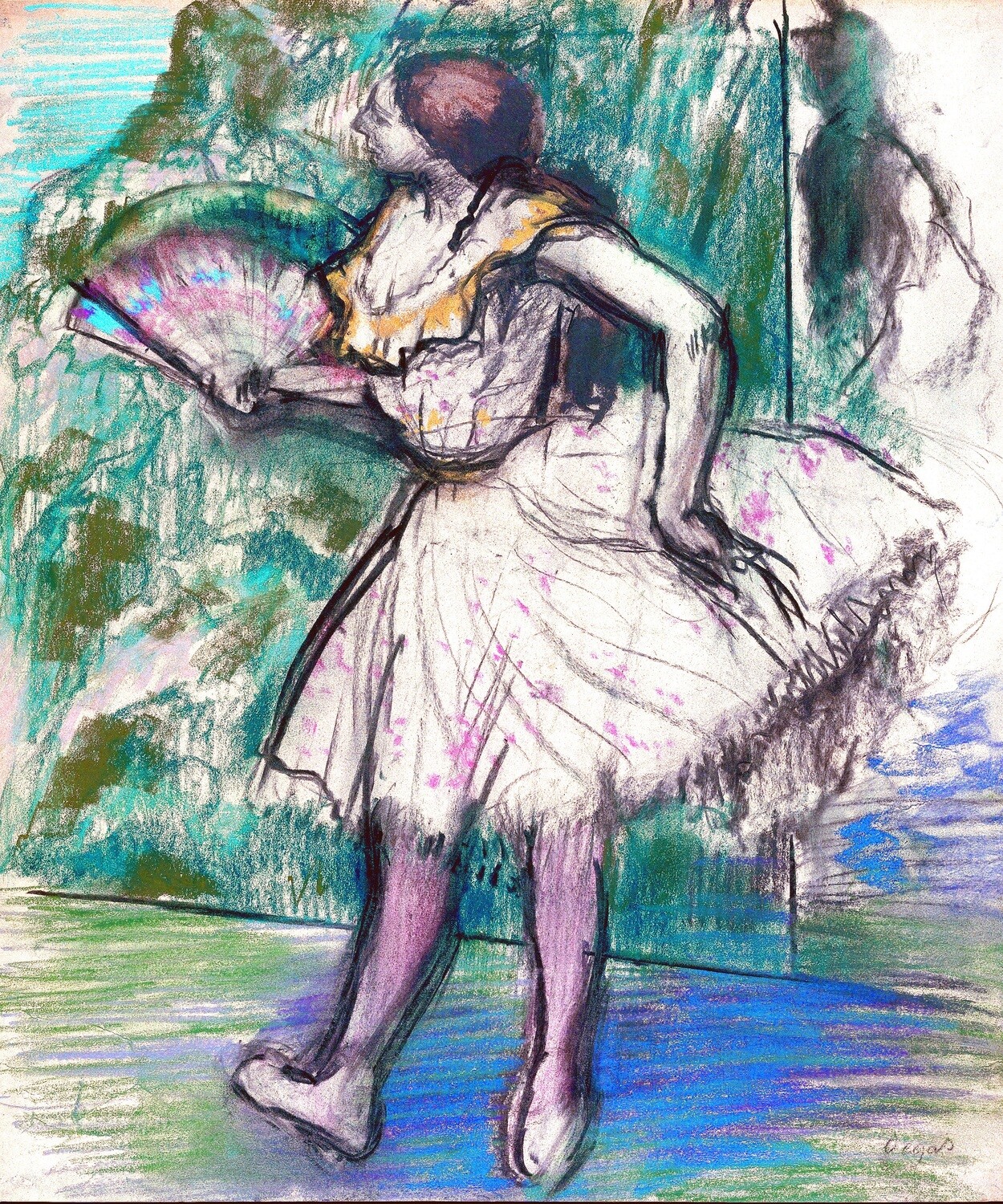 Edgar Degas | Dancer with a Fan