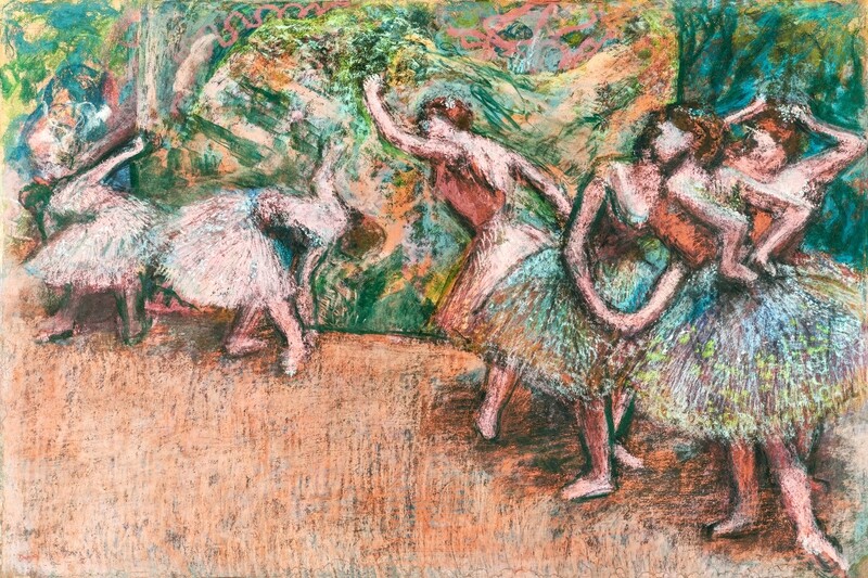 Edgar Degas | Ballet Scene 1907