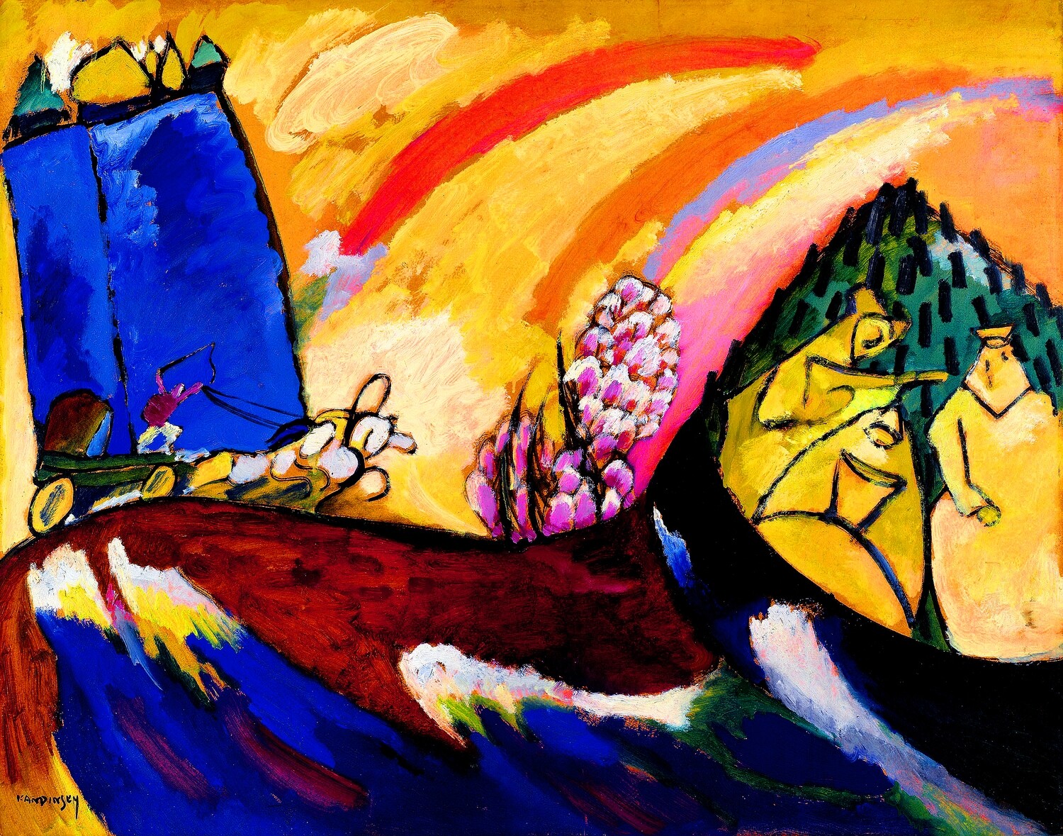 Wassily Kandinsky | Painting with Troika 1911