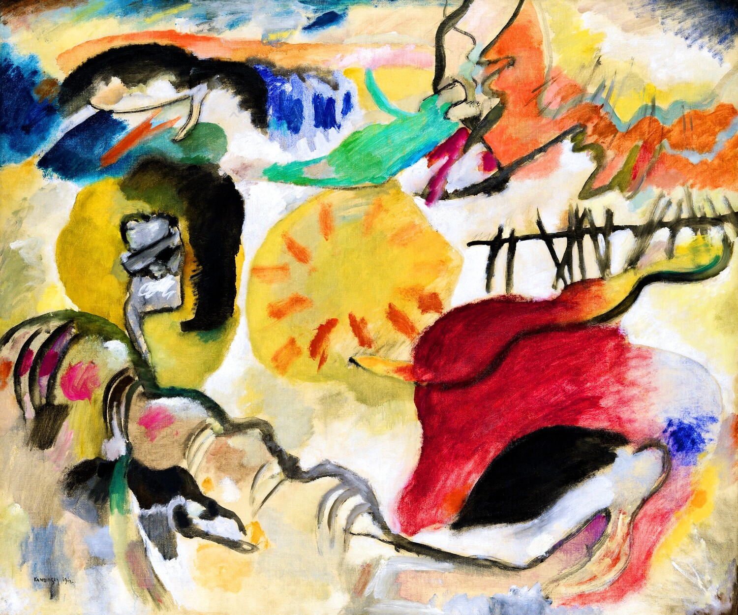 Wassily Kandinsky | Improvisation 27 (Garden of Love II) 1912