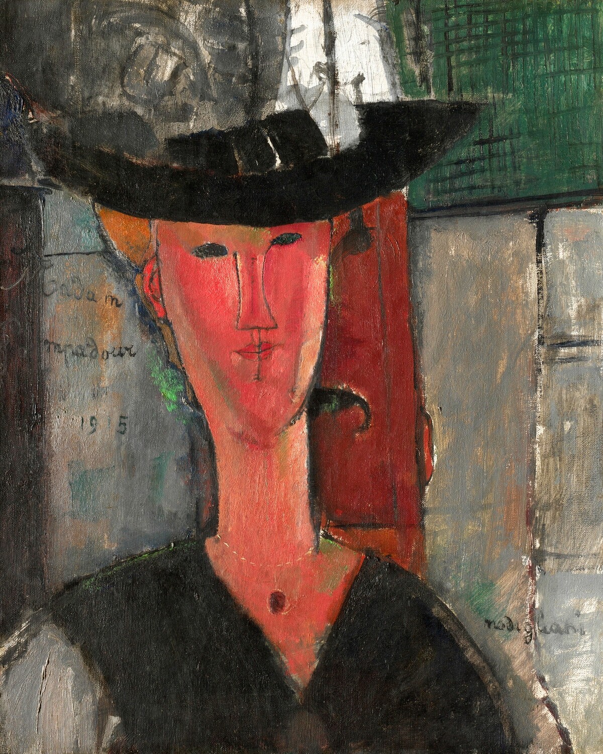 Amedeo Modigliani | Madam Pompadour 1915
