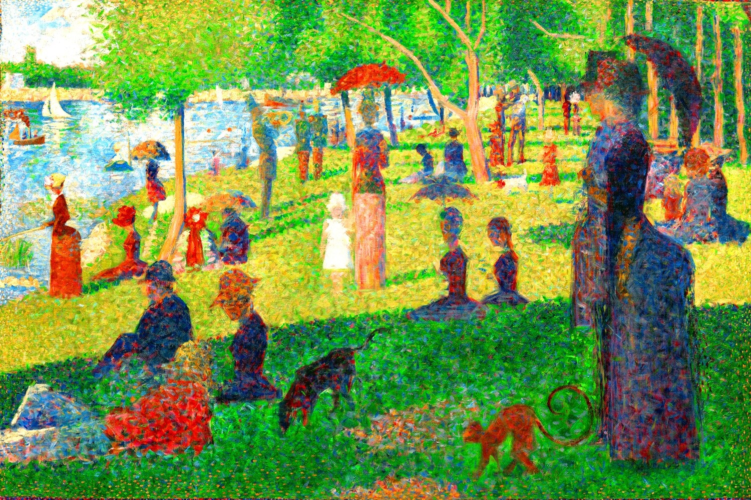 Placemats Double Sided 12x18 | Art - Georges Seurat & Maurice Pendergast