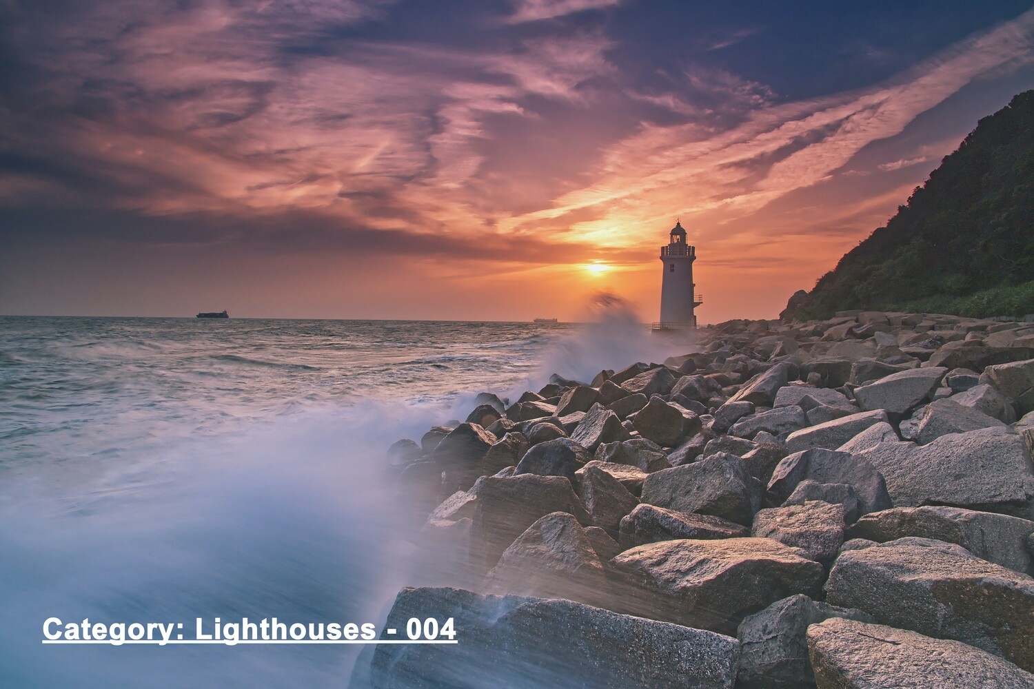 Lighthouses Scenery Images Placemats single or double sided 12 x 18 | Choose from hundreds of stock design images.