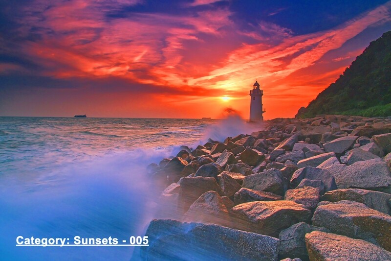 Sunsets Scenery Images Placemats single or double sided 12 x 18 | Choose from hundreds of stock design images.