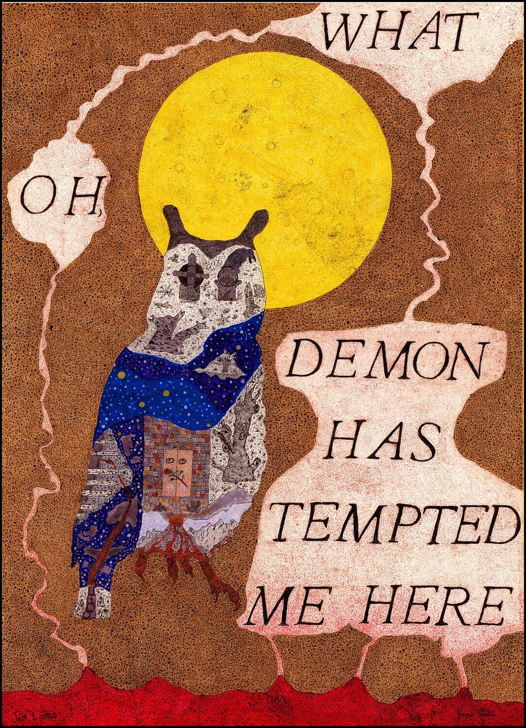 "Oh, what demon has tempted me" Limited Edition Watercolor Giclee Print