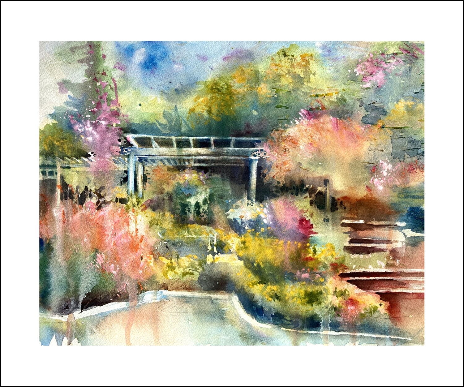 Sensory Garden - Roberta Erlagen Watercolor Artist
