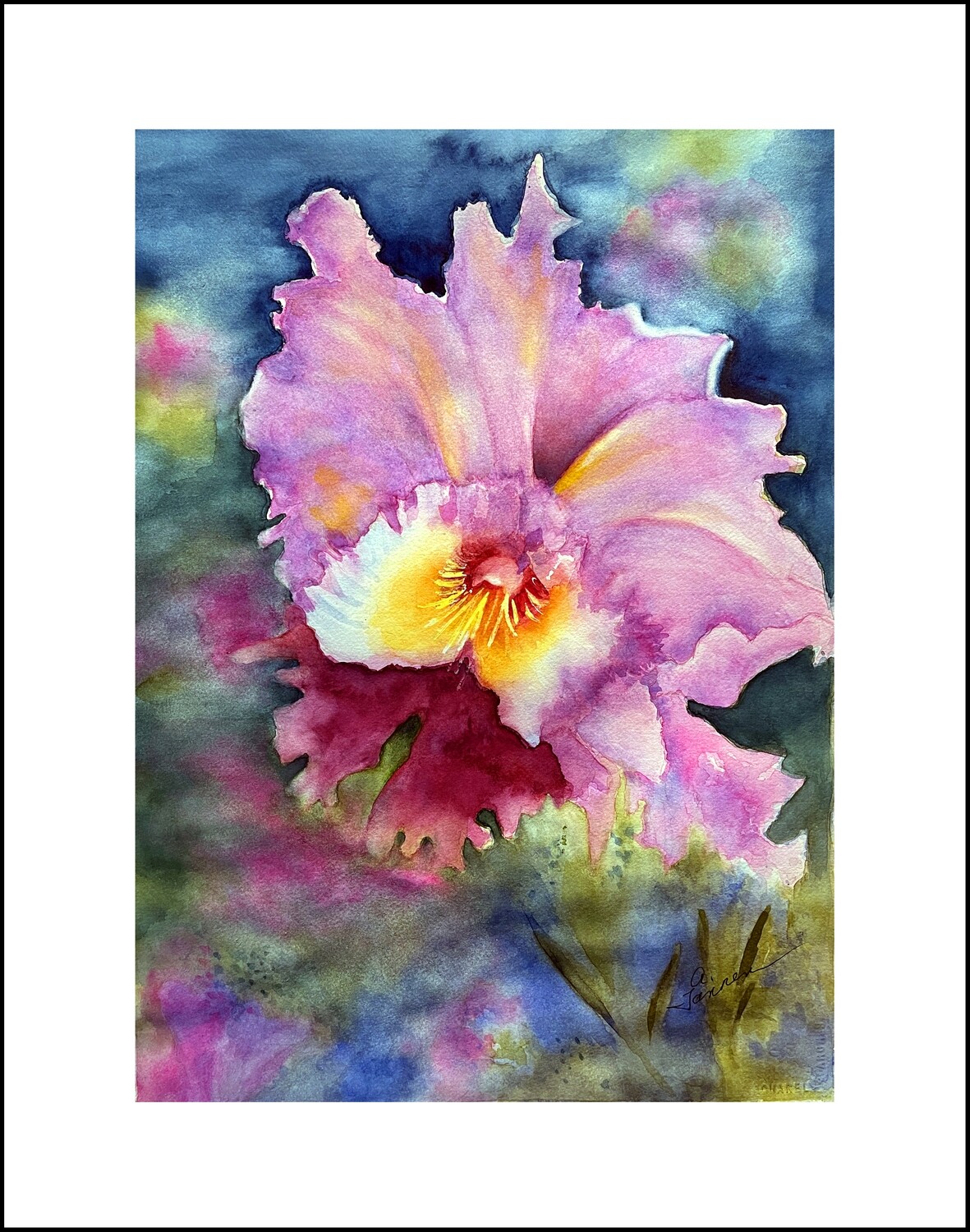 Lovely Orchid - Arlene Tannen Watercolor Artist