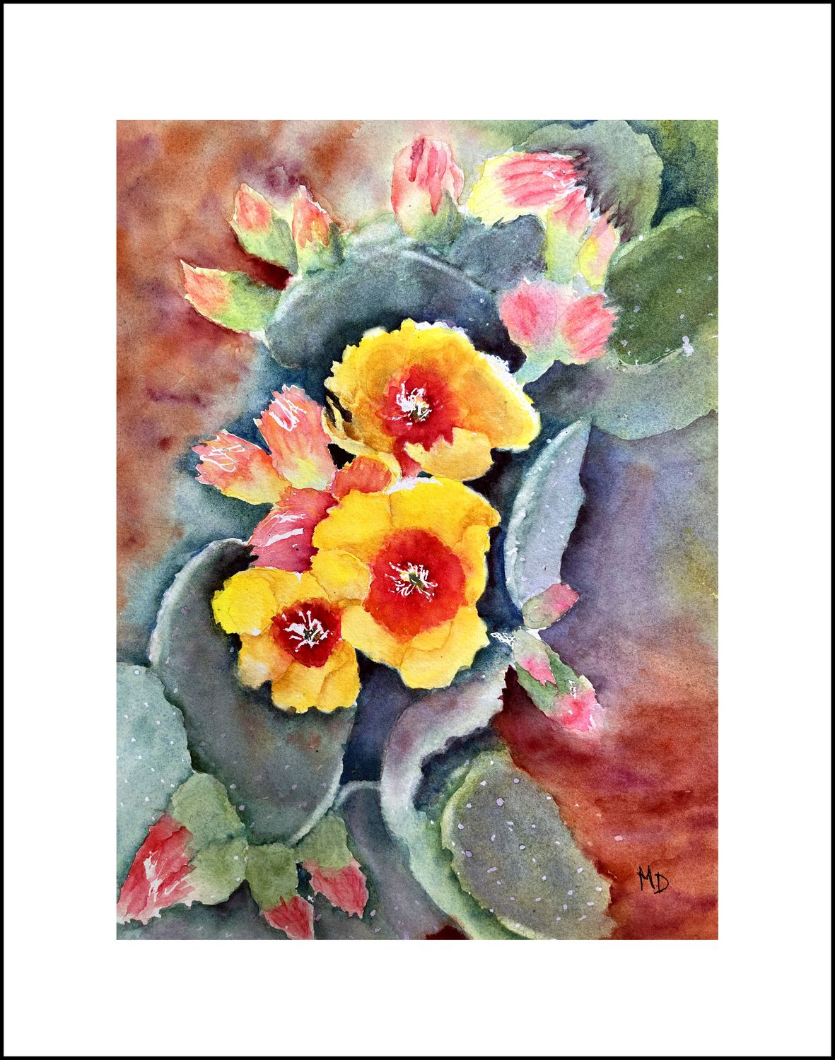 &quot;Cactus Sunshine&quot; - Frameable Collection