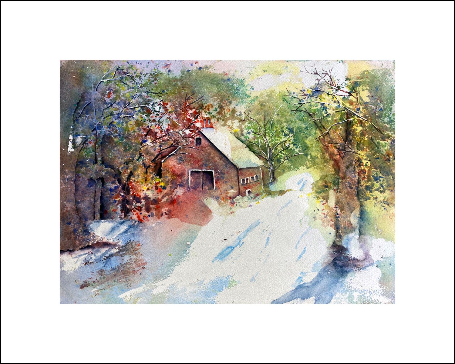 &quot;Early Snow&quot; - Frameable Collection