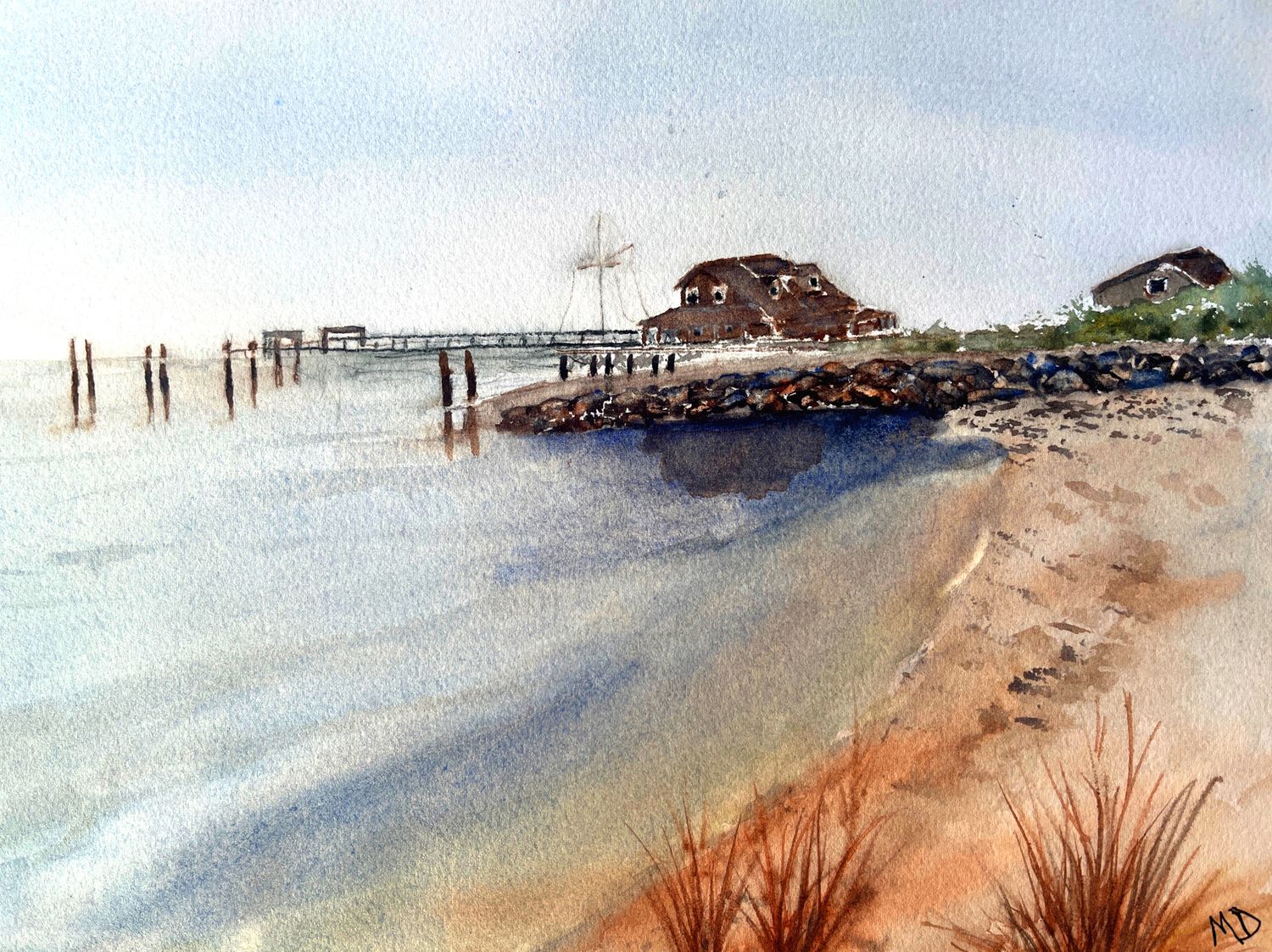 &quot;Winter on Hempstead Harbor&quot;