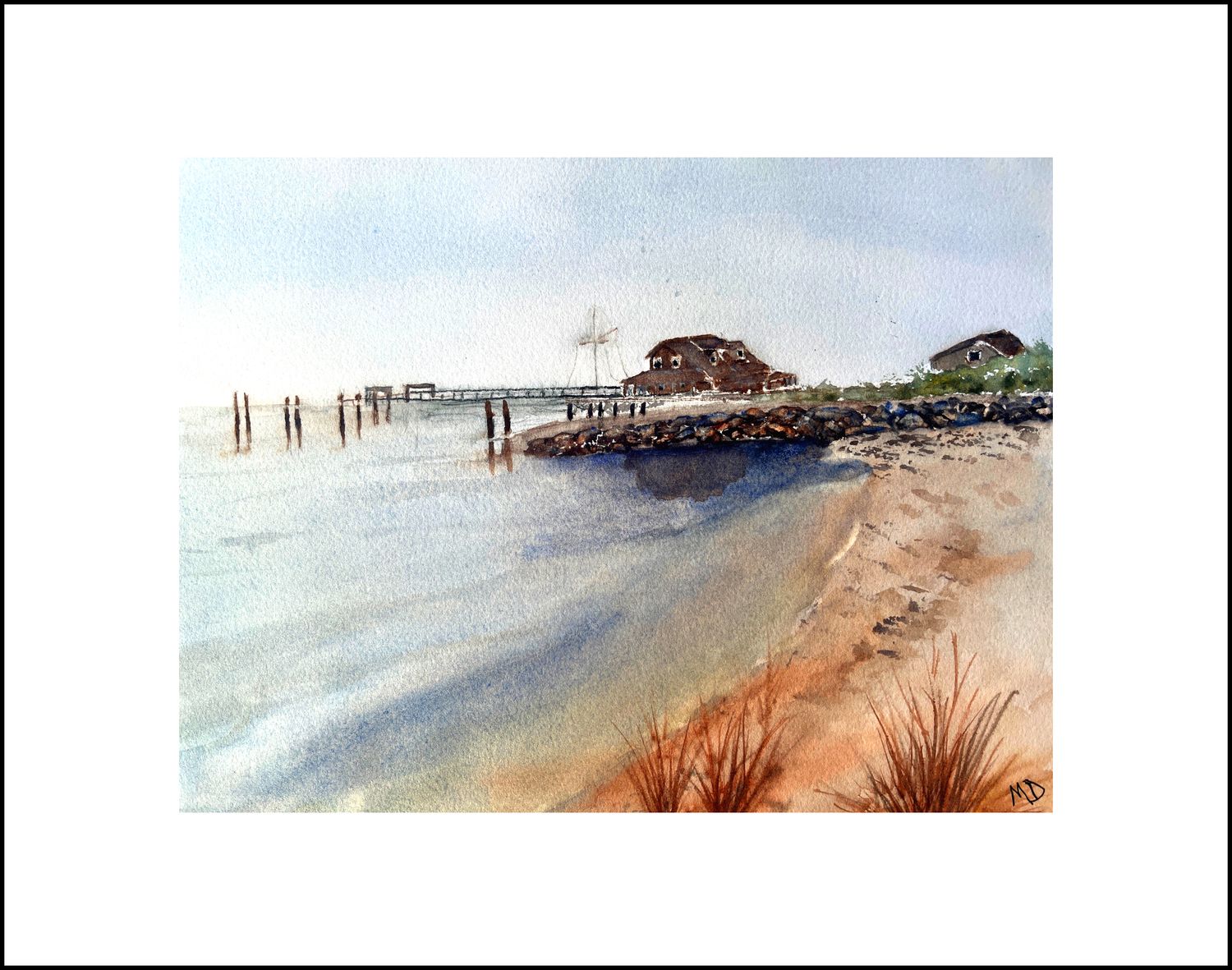 &quot;Winter on Hempstead Harbor&quot; - Frameable Collection
