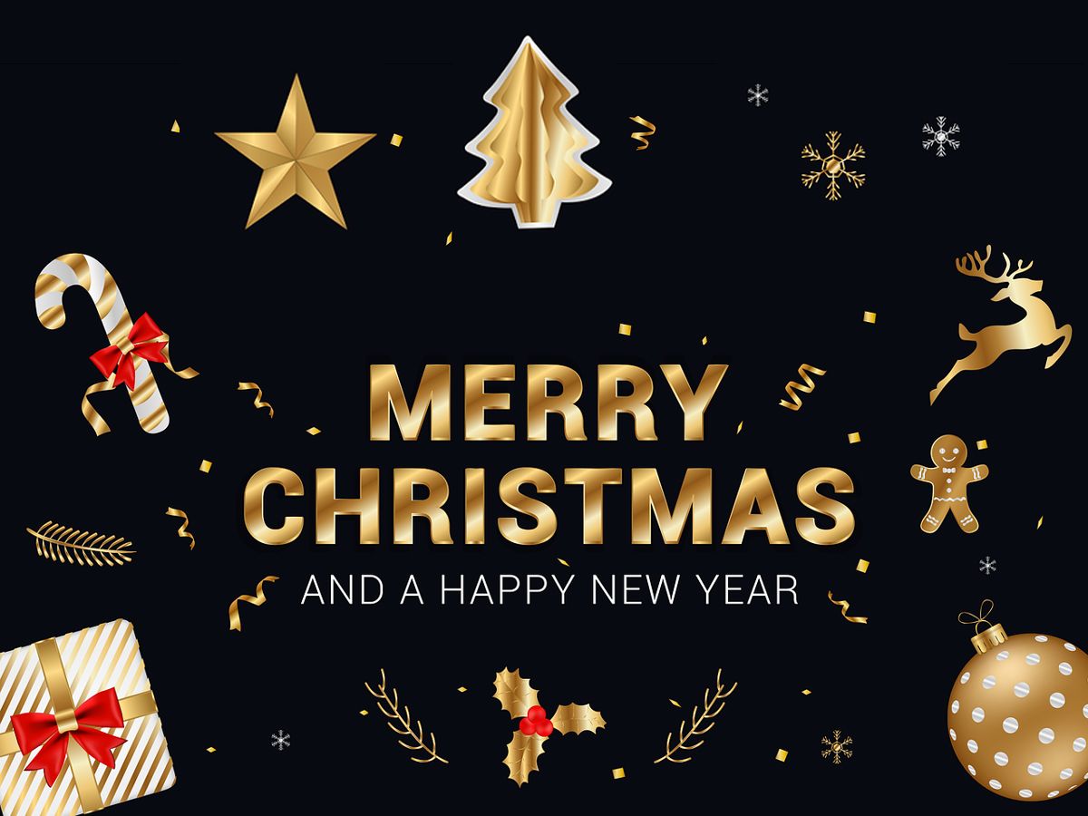 Generic &amp; Custom Fold Over Christmas Cards - Horizontal Style:
