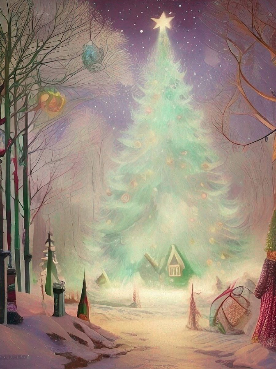 Generic &amp; Custom Fold Over Christmas Cards - Vertical Christmas Cards: