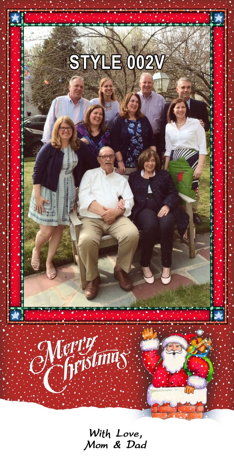 St. Jude Custom Photo Christmas Cards 4&quot; x 9&quot; - Style - 002V
