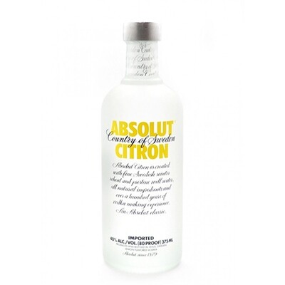 Absolut Citron 375Ml 835229001206