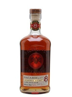 Bacardi Reserva Ocho Aged 8 Yr 80480505400