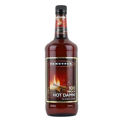 Dekuyper Hot Damn 100 Proof 1L 80686374206