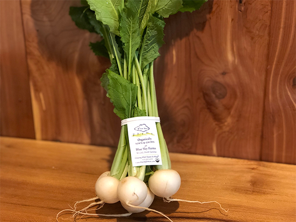 Certified Organic Blue Sky Baby "Hakurei" White Turnips