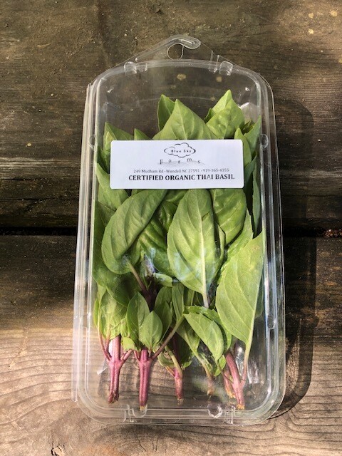 Certified Organic Blue Sky Thai Basil ~ 1 oz