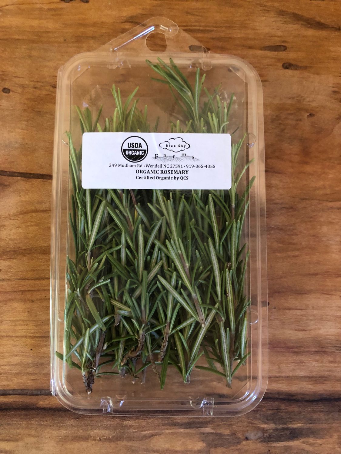 Organic Rosemary Blue Sky Farms 1 oz
