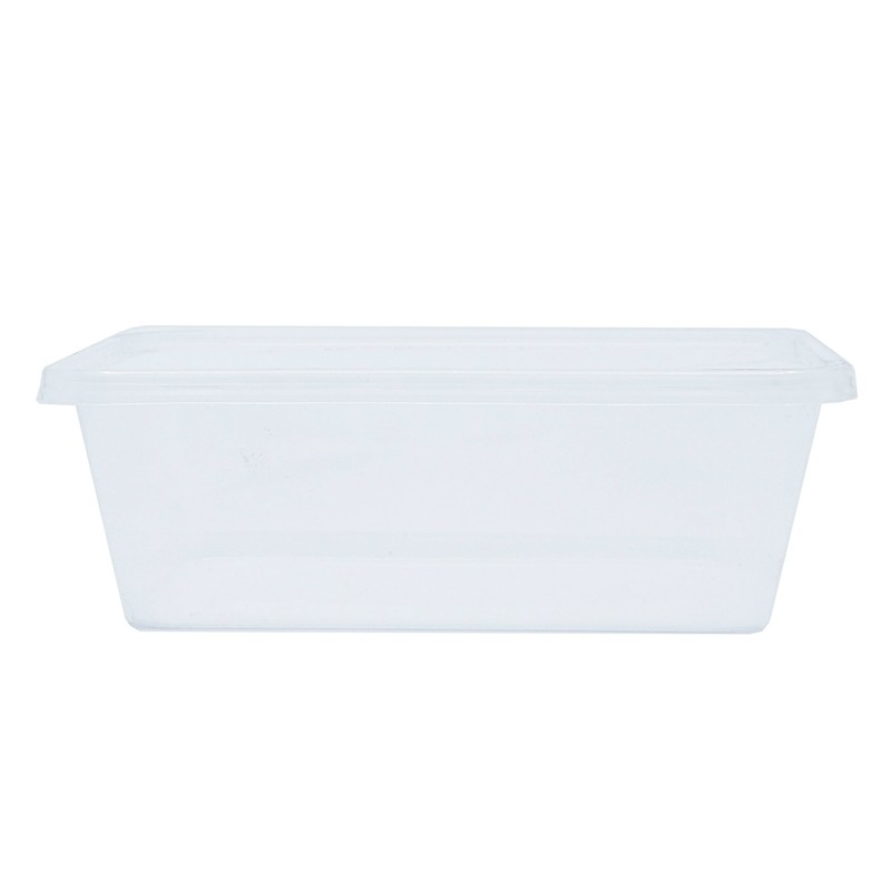 750ml, Rectangular Microwaveable Container