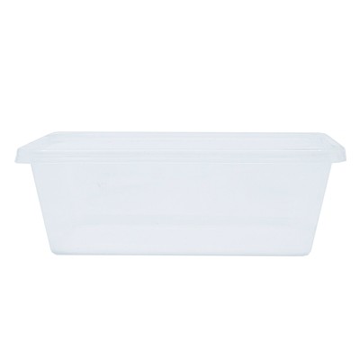 750ml, Rectangular Microwaveable Container