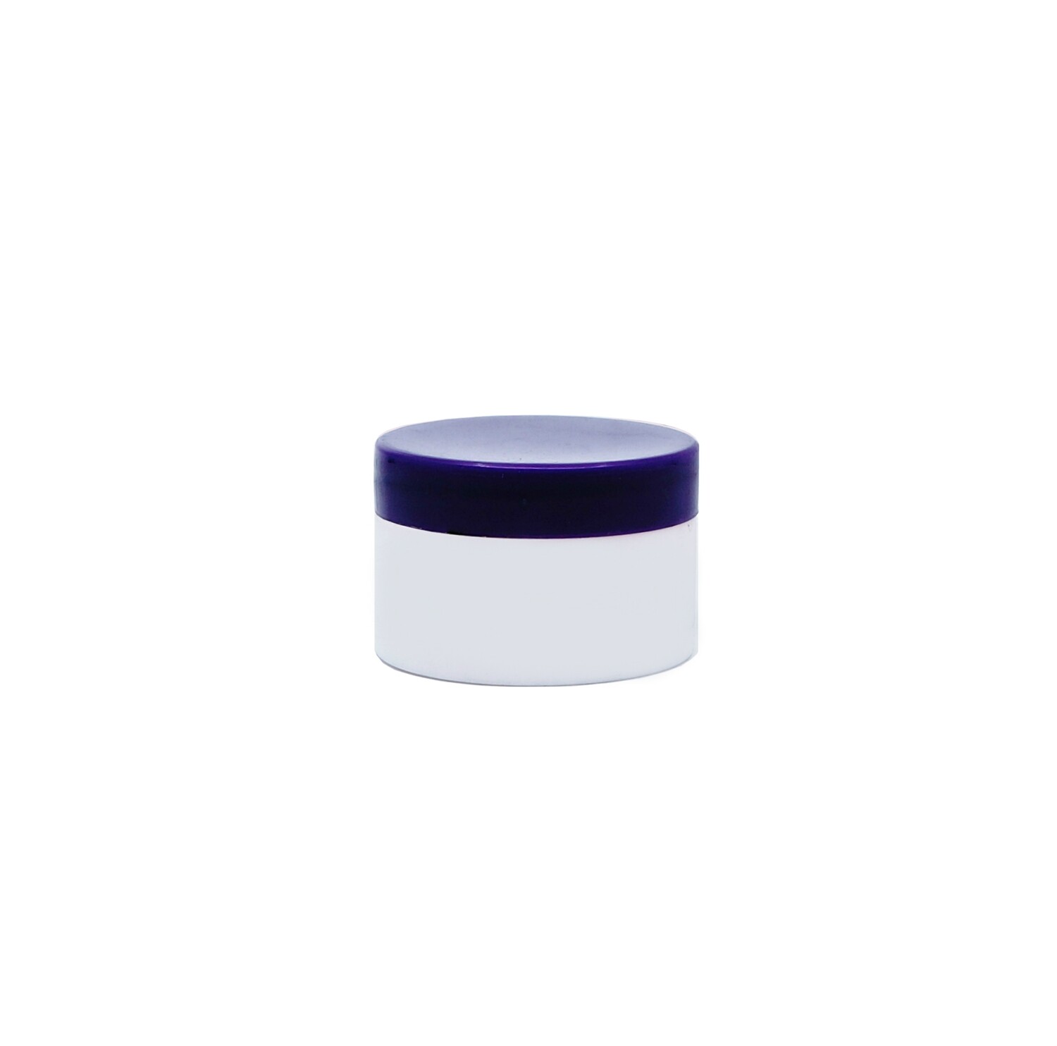 15g, Purple Plastic Double Wall Jars with Washer