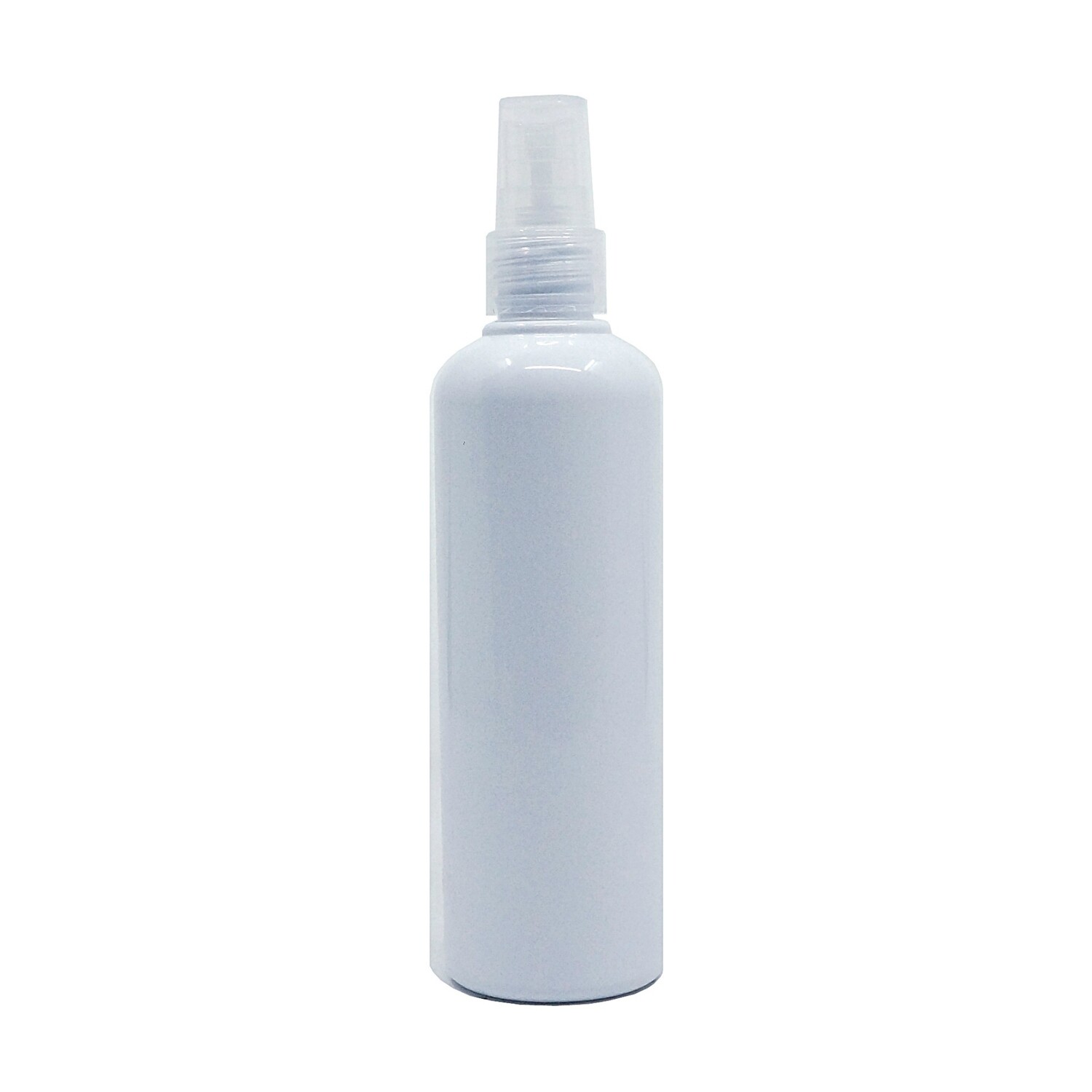150ml, PET, Boston Bottle Op. White w/ Natural White Sprayer