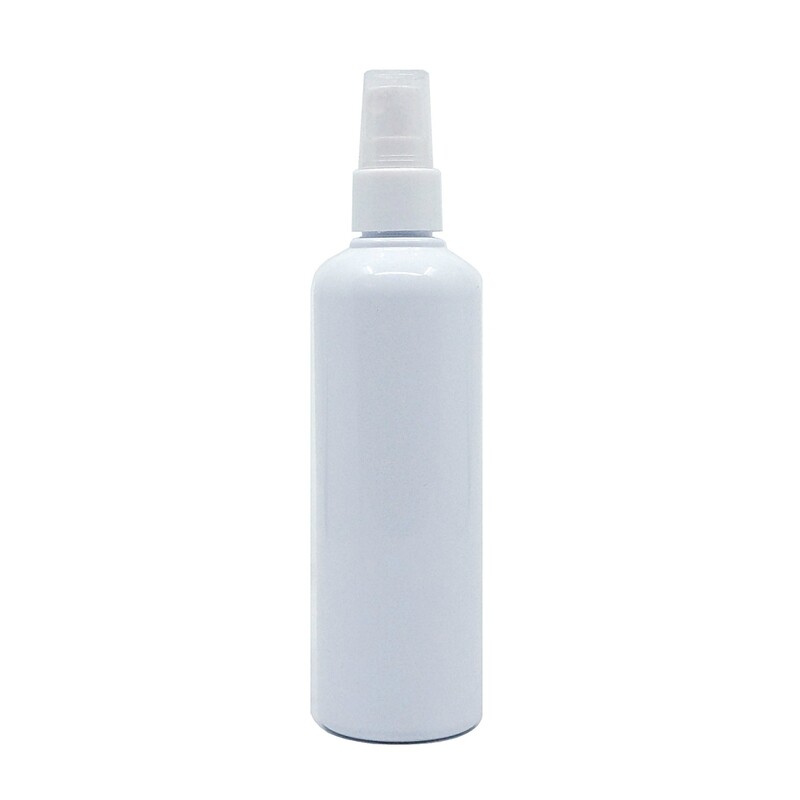 150ml, PET, Boston Bottle Op. White w/ White Sprayer