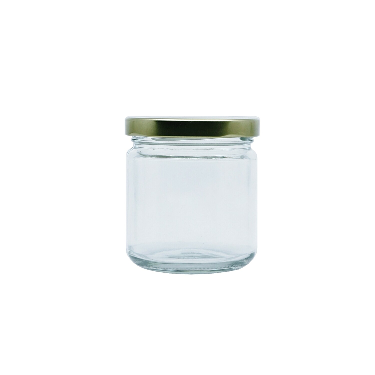 200ml, Straight Glass Jar ( Metal Lug Cap) M-7208