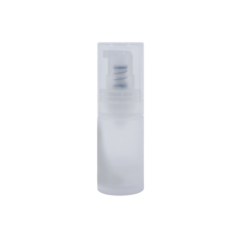 15ml, PET, Airtight Gel Pump Bottle, Frosted