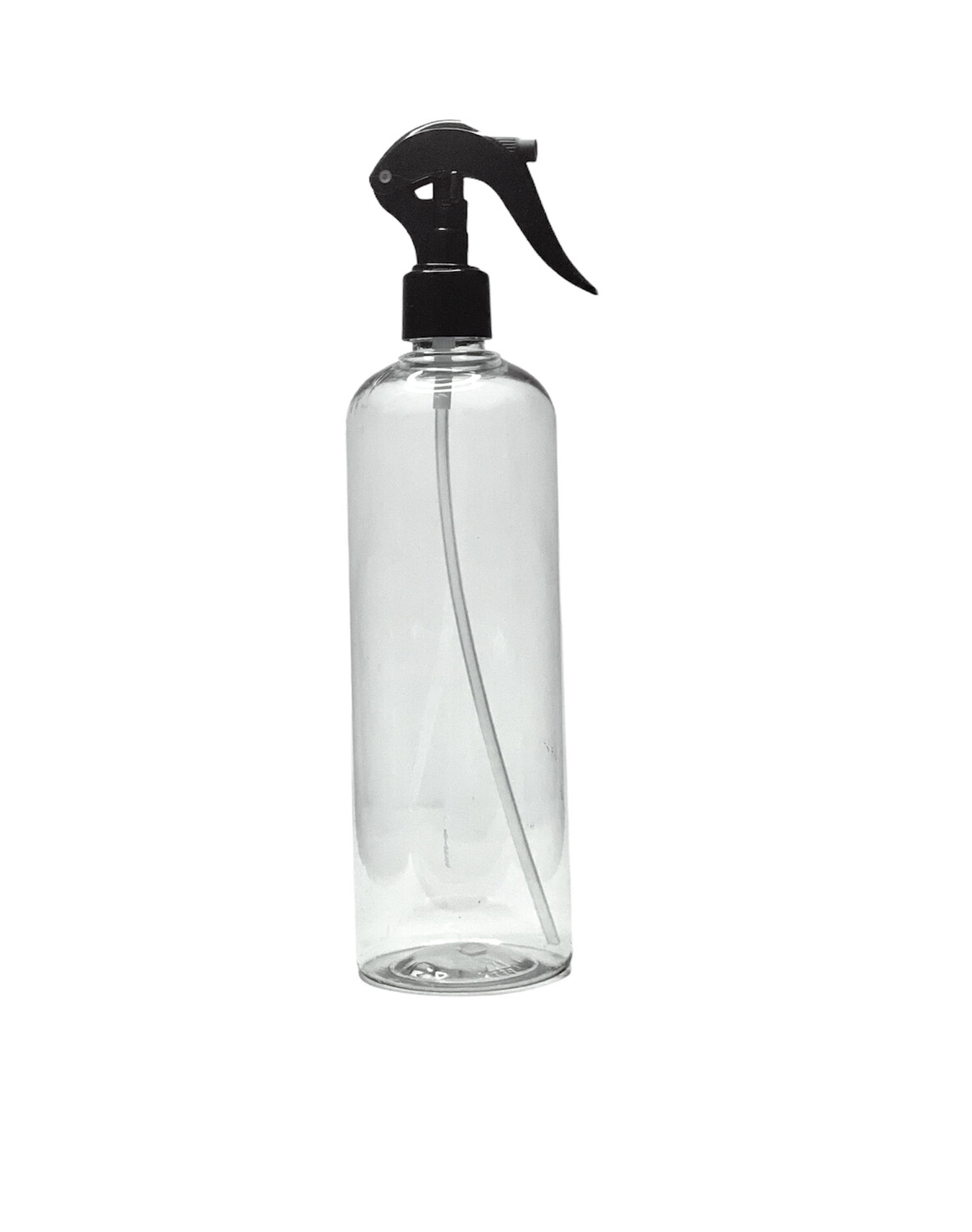 500ml, Pet Plastic Bottle With Trigger Spray, Clear