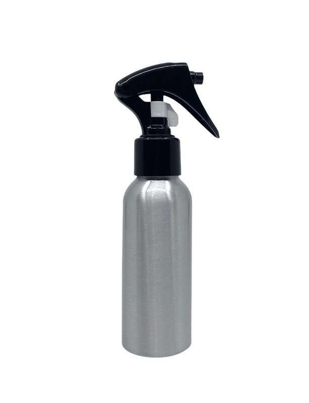 100ml, Aluminum Bottle , Trigger Spray Black