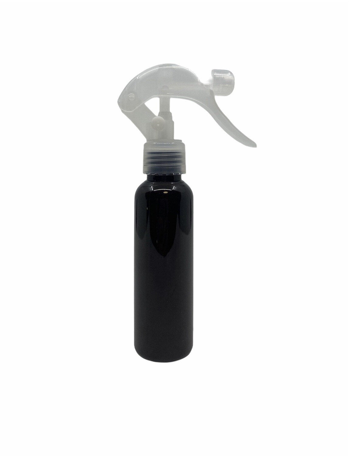 100ml Pet Plastic Dark Amber, Clear Trigger Spray