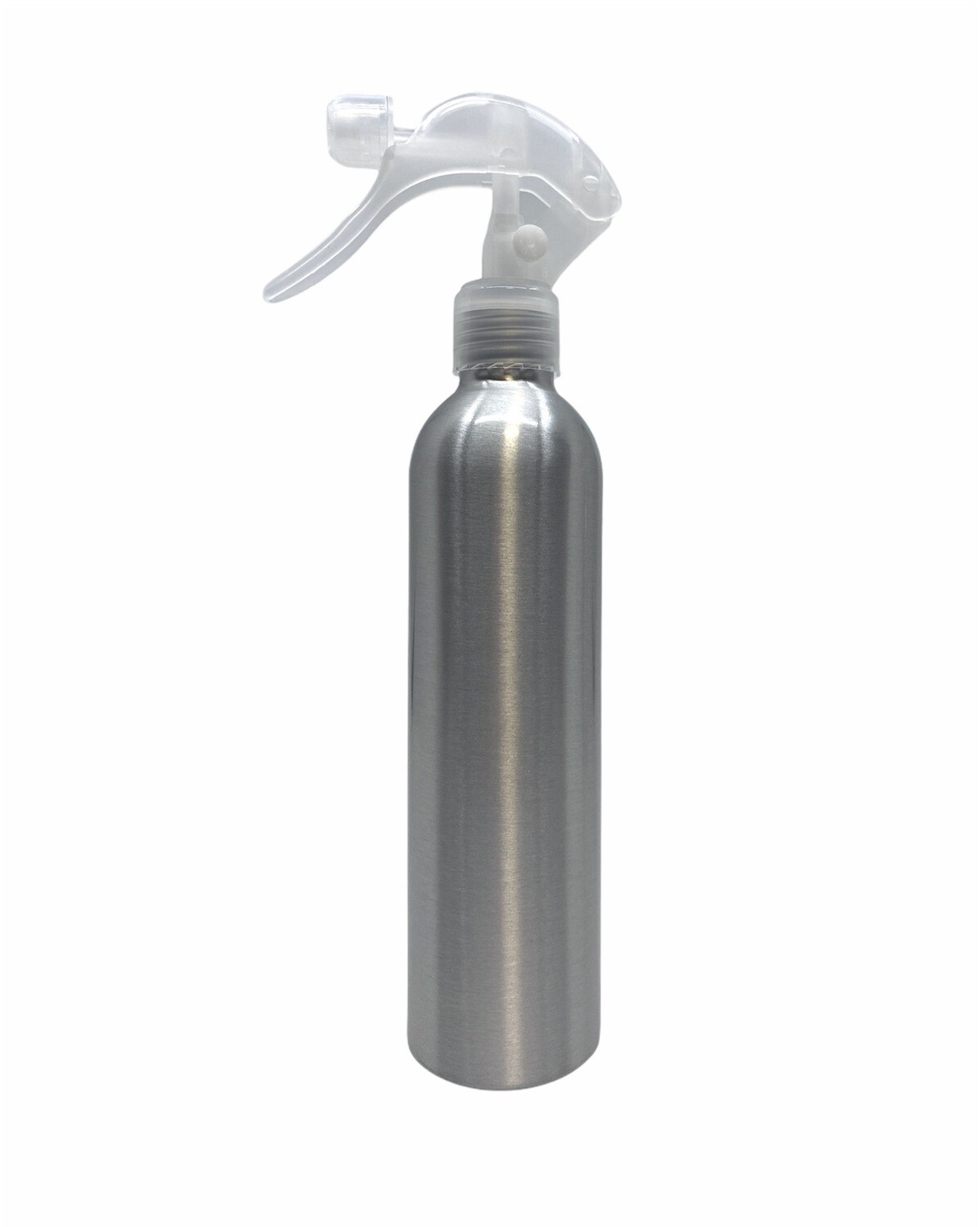 250ml Metal Aluminum Bottle, Trigger Spray Clear