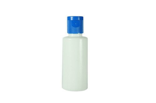 60ml Plastic Cylindrical Bottle (Fliptop Cap)