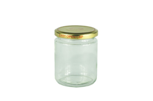 200ml Straight, Glass Jar (Metal Lug Cap)