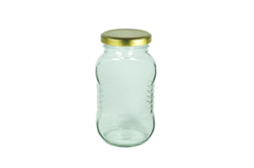 12 oz Glass "Peanut" Jar (Metal Lug Cap)