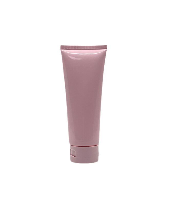 100ml, LDPE, Tube, Pink , Fliptop Cap