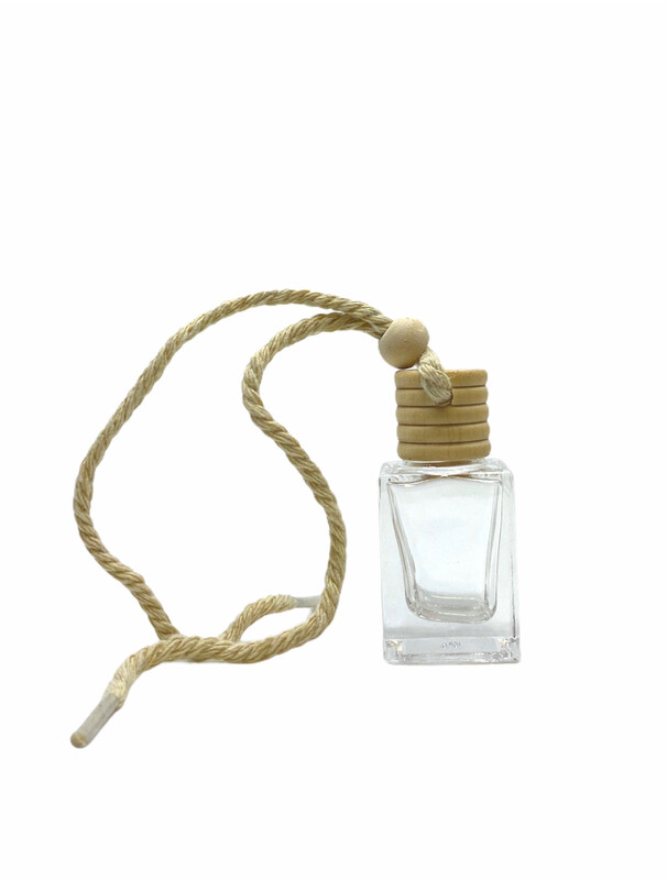 10ml Clear Long Square Glass Hangging Diffuser