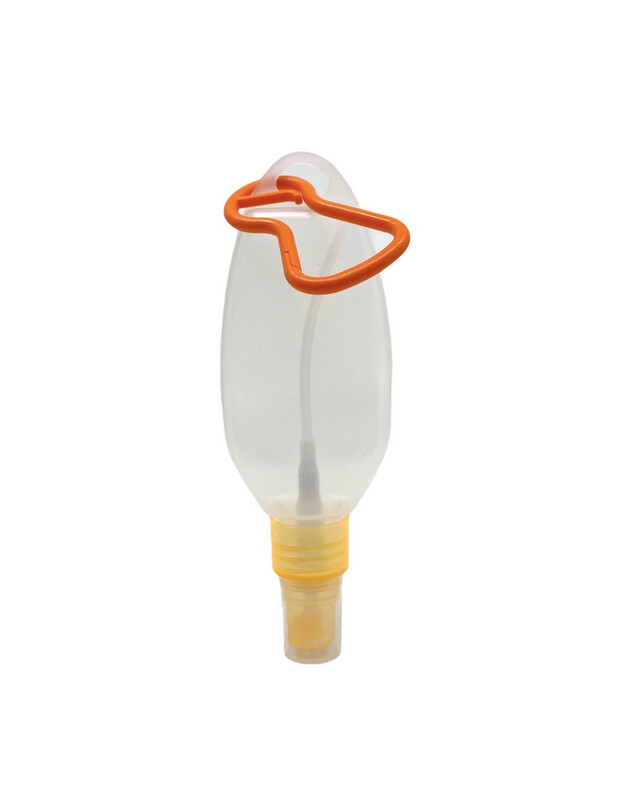 50ml, Plastic Oslo Bottle, Spray Cap Orange