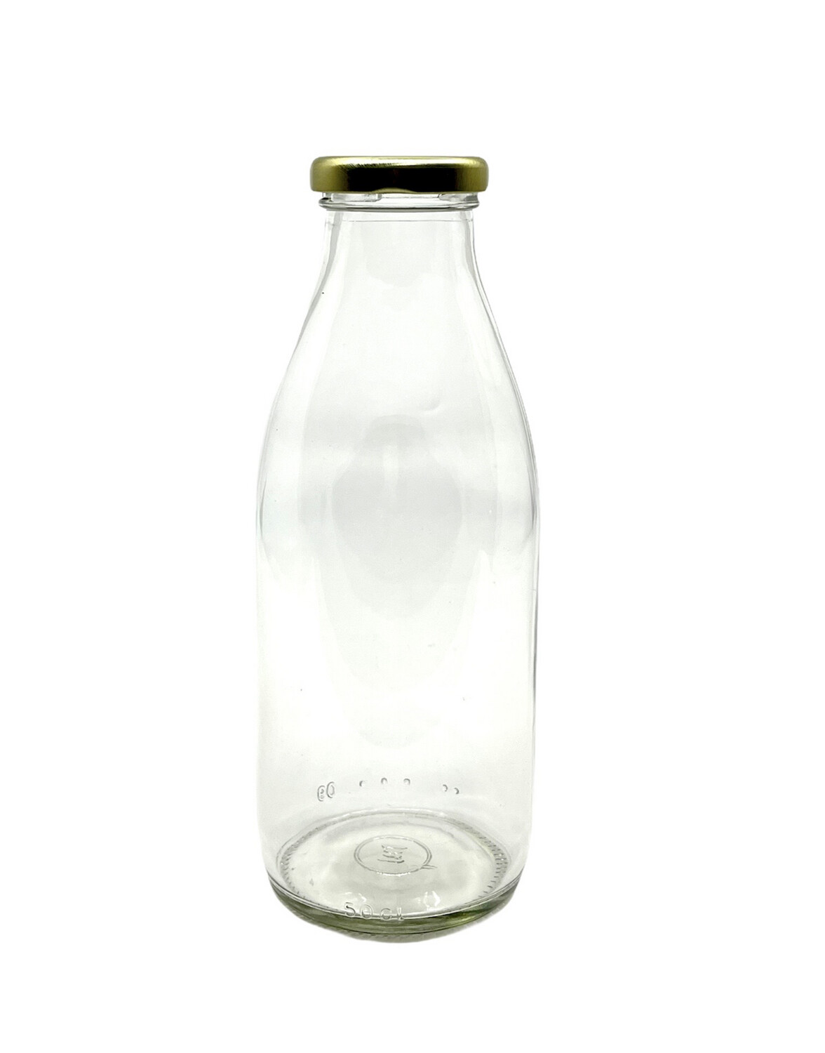 500ml Glass Beverage Bottle, Metal Lug Cap