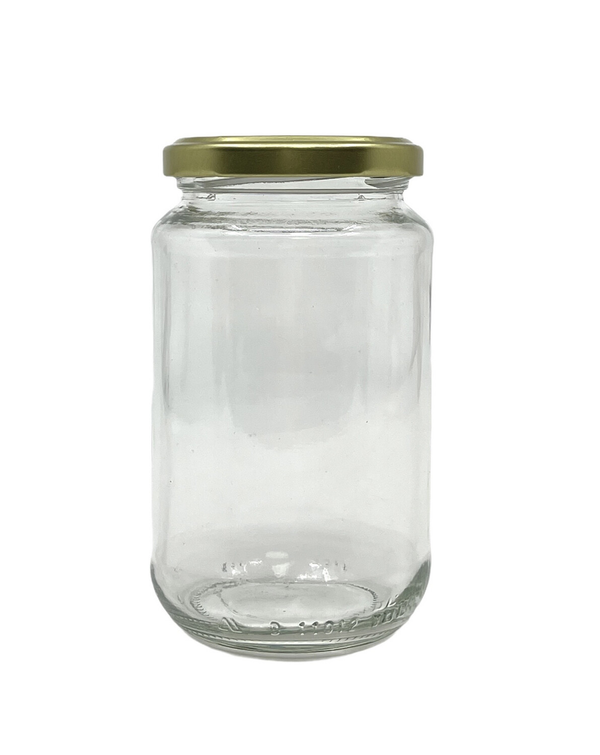 350ml Straight Glass Jar, Metal Lug Cap